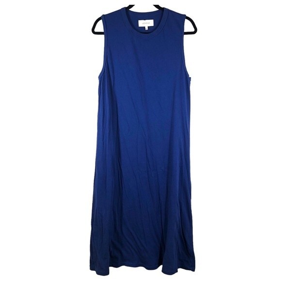 THE GREAT. Dresses & Skirts - The Great. Sleeveless Cotton Midi Dress Cobalt Blue Size 3 or Large